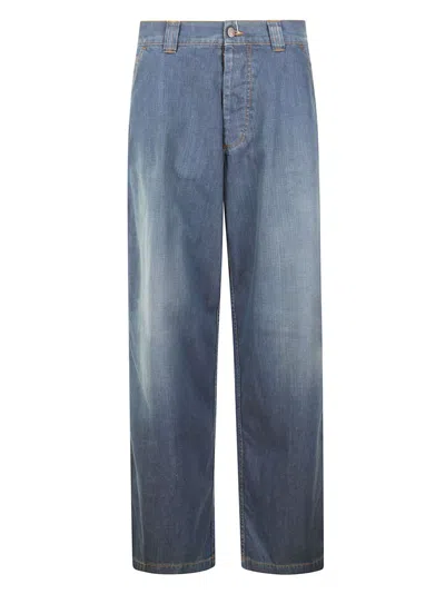 Maison Margiela Pants 5 Pockets In Blue