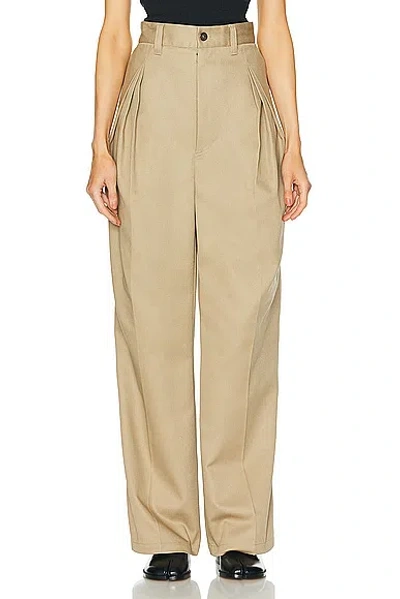 Maison Margiela Beige Paneled Trousers