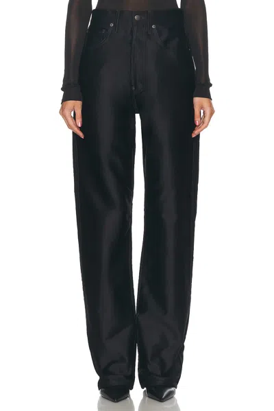 Maison Margiela Wide Leg Trouser In Black