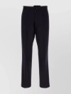 MAISON MARGIELA WIDE-LEG WOOL TROUSERS WITH ADJUSTABLE BACK STRAP