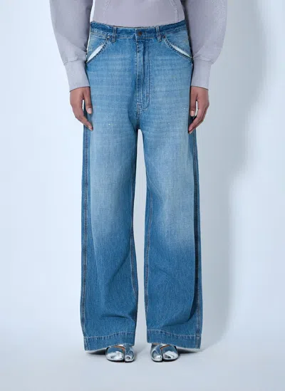 Maison Margiela Wide-leg Denim Jeans In Blue