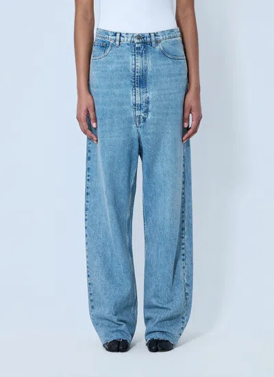 Maison Margiela Wide-leg Denim Trousers In Blue