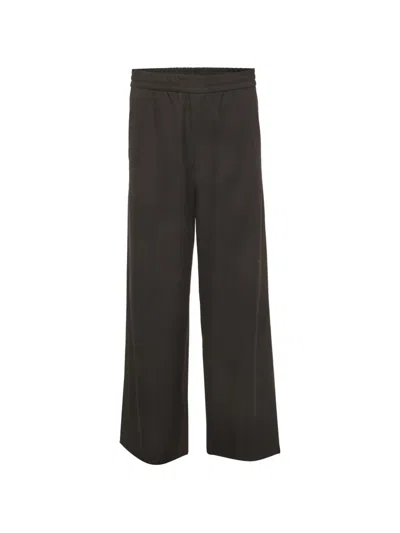 Pre-owned Maison Margiela Wide-leg Trousers In Black