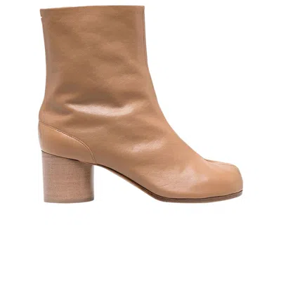 Pre-owned Maison Margiela Wmns  Tabi Ankle Boot 'beige' | Tan | Women's Size 36 In Brown