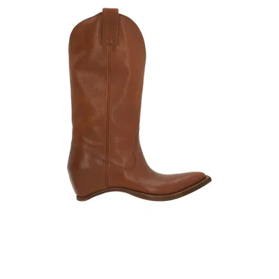 Pre-owned Maison Margiela Wmns  Western Boot 'cognac' | Tan | Women's Size 40 In Brown