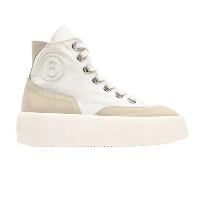 Pre-owned Maison Margiela Wmns Platform High 'white Cement' | Women's Size 40