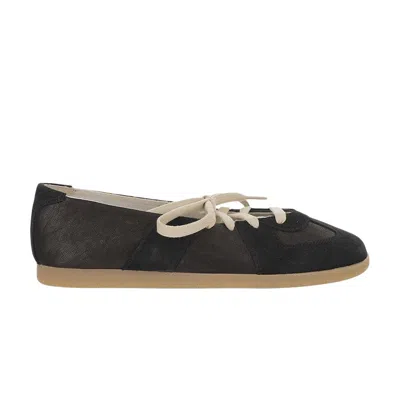 Pre-owned Maison Margiela Wmns Replica Soft Laced Ballets 'black' | Women's Size 39
