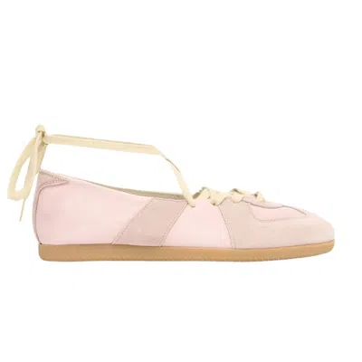 Pre-owned Maison Margiela Wmns Replica Soft Laced Ballets 'pale Blush' | Pink | Women's Size 39
