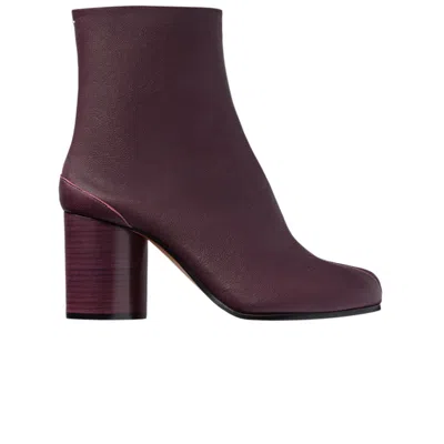 Pre-owned Maison Margiela Wmns Tabi Ankle Boot 'merlot' | Red | Women's Size 38