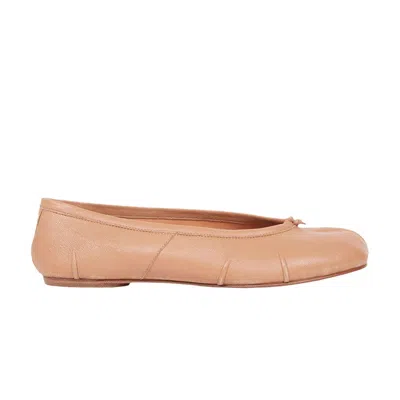 Pre-owned Maison Margiela Wmns Tabi Ballerina 'nude' | Tan | Women's Size 36 In Brown