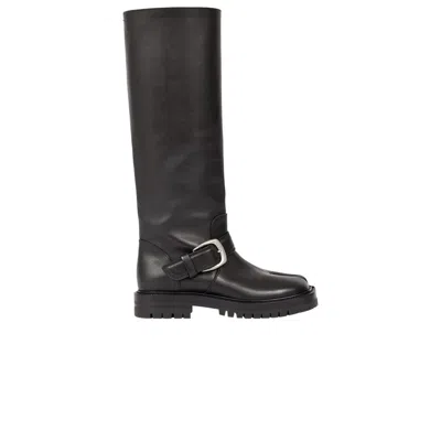 Pre-owned Maison Margiela Wmns Tabi County Knee Boot 'black' | Women's Size 39