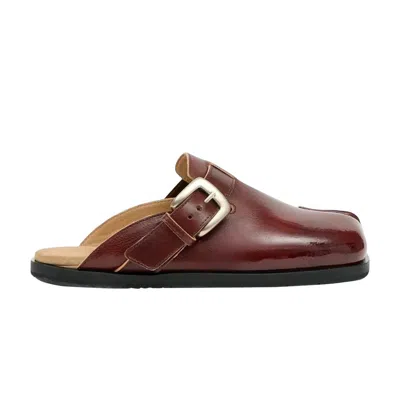 Pre-owned Maison Margiela Wmns Tabi Daily Mules Sandal 'rum Raisin' | Tan | Women's Size 41