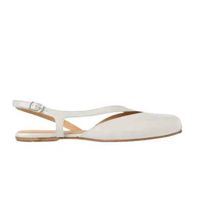 Pre-owned Maison Margiela Wmns Tabi Sandal Pump 'alabaster' | White | Women's Size 36
