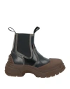 Maison Margiela Woman Ankle Boots Brown Size 8 Soft Leather