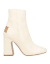 Maison Margiela Four Stitches 100mm Ankle Boots In Off White