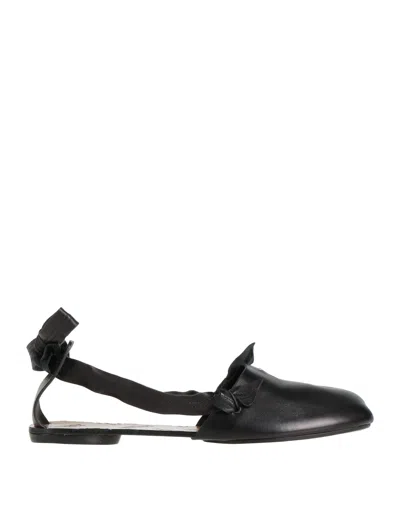 Maison Margiela Ballet Flats In Black
