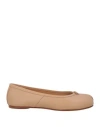 Maison Margiela Woman Ballet Flats Blush Size 5.5 Soft Leather In Pink
