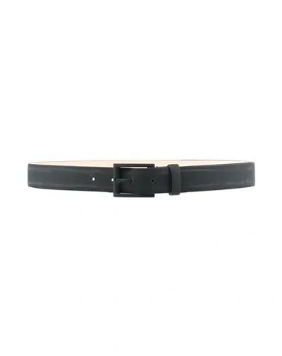 Maison Margiela Woman Belt Black Size L Cow Leather