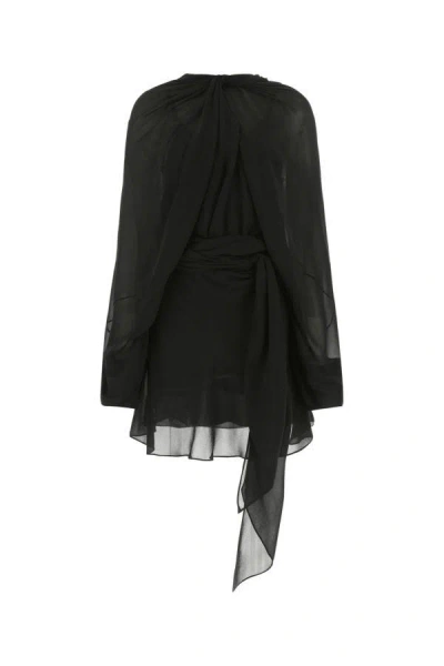 Maison Margiela Black Silk Mini Dress
