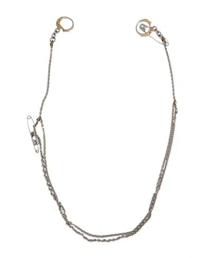 Maison Margiela Woman Body Jewel Silver Size - Metal