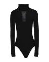 Maison Margiela Solid Color Turtleneck Sweater In Black
