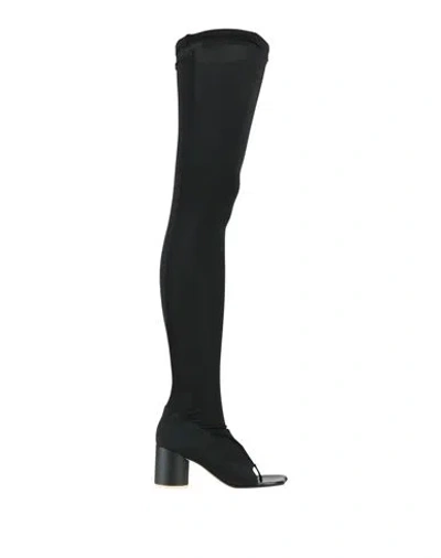 Maison Margiela Woman Boot Black Size 5 Textile Fibers
