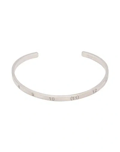 Maison Margiela Woman Bracelet Silver Size Vi 925/1000 Silver In Metallic
