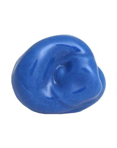 Maison Margiela Woman Brooch Blue Size - Metal