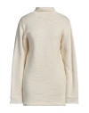 Maison Margiela Woman Cardigan Ivory Size L Wool, Cotton, Polyester In White