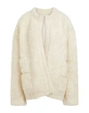 Maison Margiela Woman Cardigan Ivory Size M Mohair Wool, Wool In White