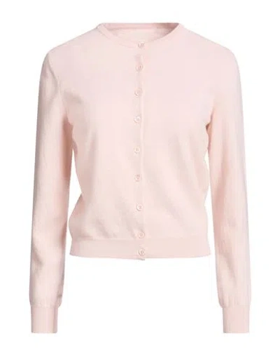 Maison Margiela Woman Cardigan Light Pink Size Xs Virgin Wool