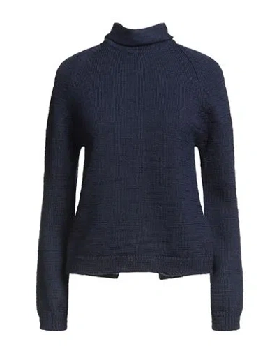 Maison Margiela Woman Cardigan Midnight Blue Size L Wool