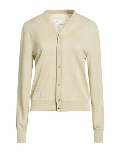 Maison Margiela Woman Cardigan Sage Green Size L Wool