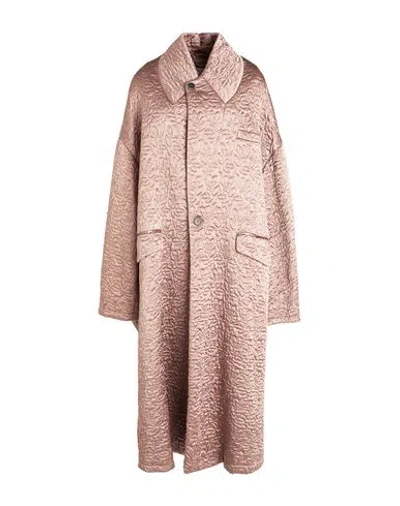 Maison Margiela Woman Coat Blush Size 4 Acetate, Viscose In Pink