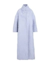 Maison Margiela Woman Coat Lilac Size 2 Viscose, Polyester In Purple