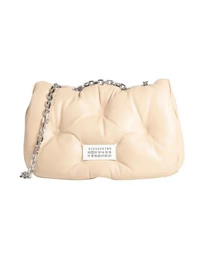 Maison Margiela Woman Cross-body Bag Beige Size - Leather