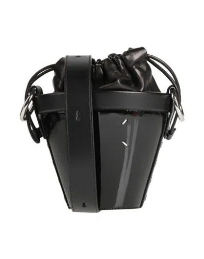 MAISON MARGIELA MAISON MARGIELA WOMAN CROSS-BODY BAG BLACK SIZE - LEATHER
