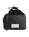 Maison Margiela Woman Cross-body Bag Black Size - Leather, Textile Fibers
