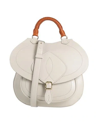 Maison Margiela Woman Cross-body Bag Cream Size - Leather In White