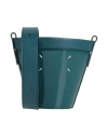 Maison Margiela Woman Cross-body Bag Deep Jade Size - Leather In Green
