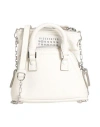 Maison Margiela Woman Cross-body Bag Ivory Size - Goat Skin, Brass, Zinc, Aluminum, Copper In White