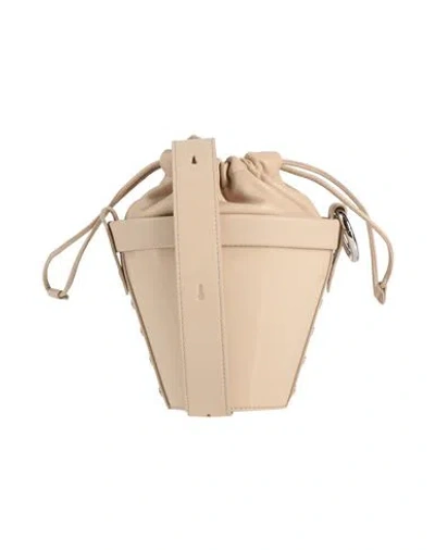 Maison Margiela Woman Cross-body Bag Ivory Size - Leather In White