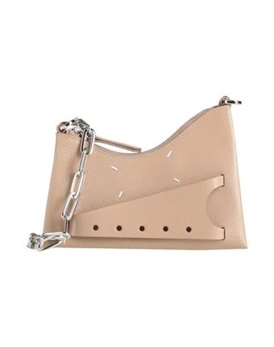 Maison Margiela Woman Cross-body Bag Light Brown Size - Cow Leather In Beige