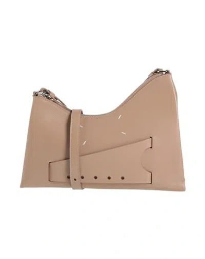 Maison Margiela Woman Cross-body Bag Light Brown Size - Leather In Beige