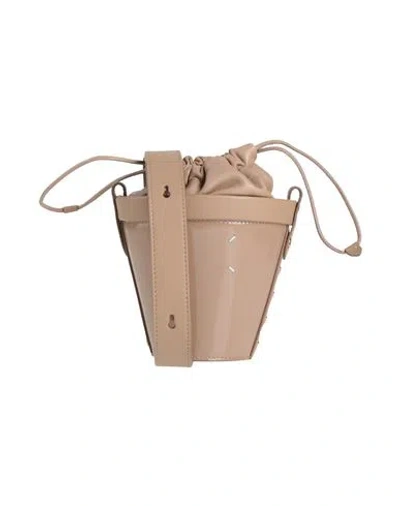 Maison Margiela Woman Cross-body Bag Light Brown Size - Leather In Beige