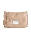 Maison Margiela Woman Cross-body Bag Light Brown Size - Ovine Leather, Zinc, Aluminum, Copper In Beige