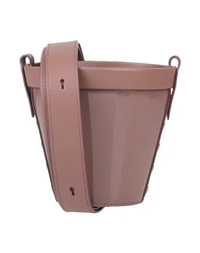 Maison Margiela Woman Cross-body Bag Mauve Size - Leather In Purple