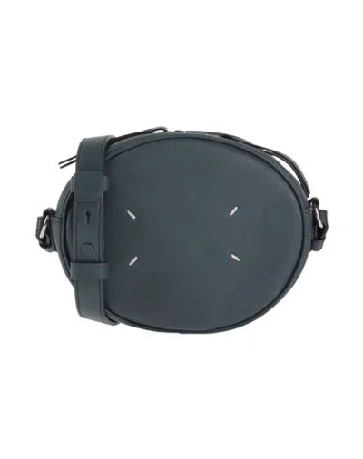 Maison Margiela Woman Cross-body Bag Midnight Blue Size - Cow Leather, Brass, Zinc, Aluminum, Copper In Blue