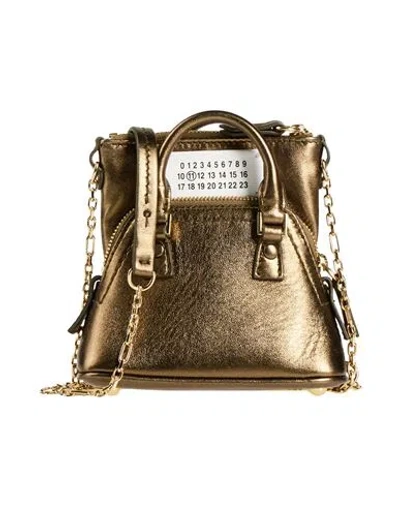 Maison Margiela Woman Cross-body Bag Military Green Size - Leather