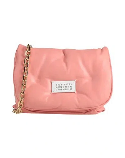 Maison Margiela Woman Cross-body Bag Pink Size - Ovine Leather, Zinc, Aluminum, Copper